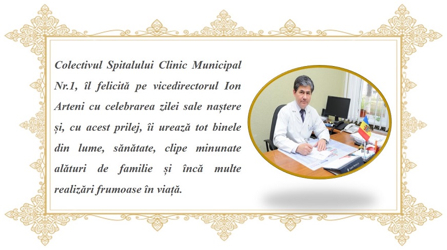 Vicedirectorul Ion Arteni își sărbătorește ziua de naștere